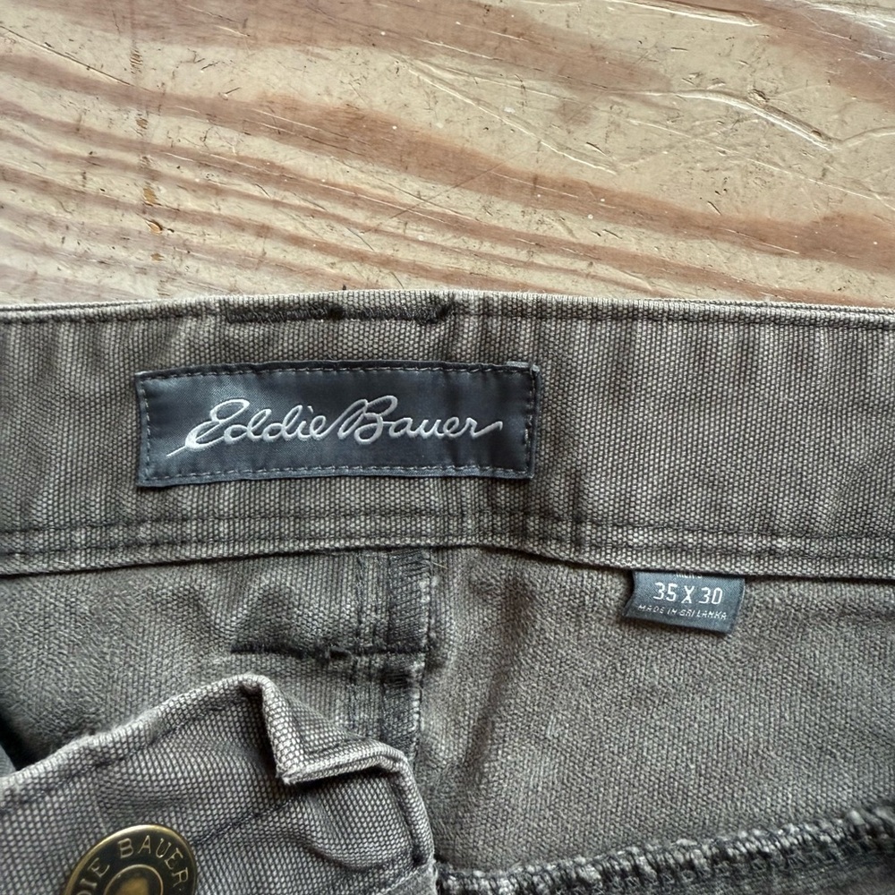 Men’s Eddie Bauer ranger jeans size 35x30 - Picture 2 of 2
